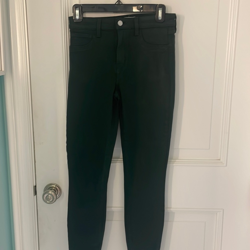L’Agence green coated jean